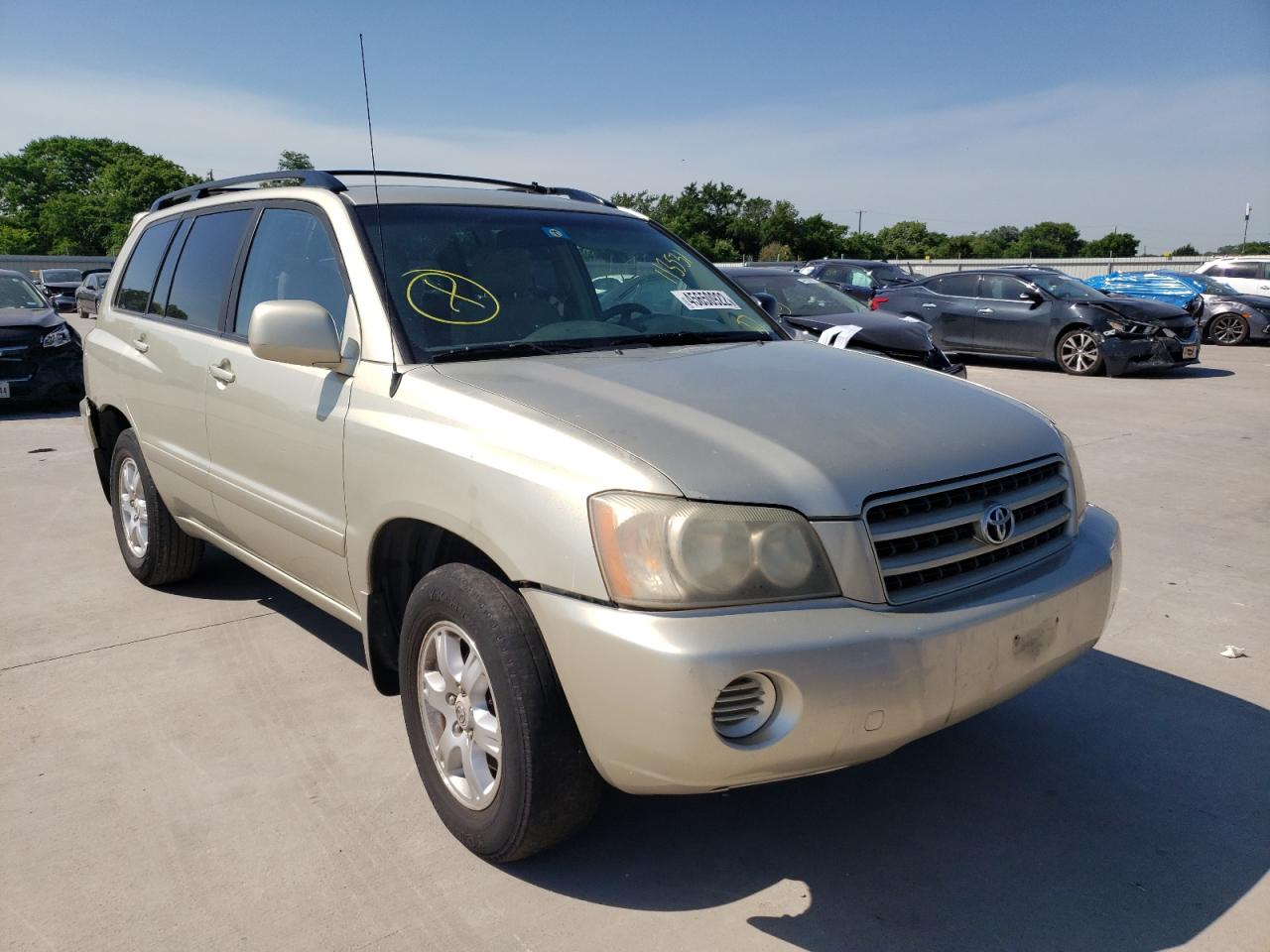 TOYOTA HIGHLANDER 2003 с VIN JTEGF21A230113531 - Фото с аукциона