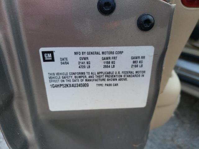 Photo 10 from auction – 2004 BUICK LESABRE CU with VIN 1G4HP52KX4U245909