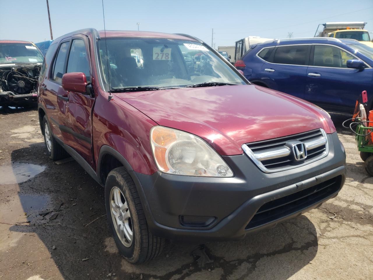 Photo 13 from auction – 2004 HONDA CR-V EX with VIN JHLRD78884C043863