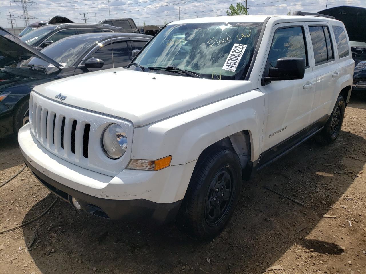 Photo 2 from auction – 2016 JEEP PATRIOT SP with VIN 1C4NJPBB2GD677239