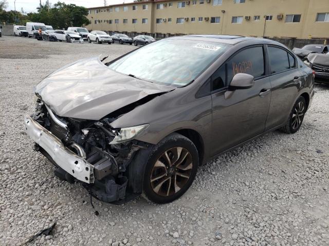 Photo 2 from auction – 2013 HONDA CIVIC EXL with VIN 19XFB2F94DE009223