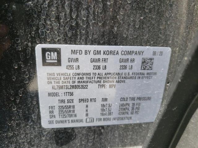 Photo 10 from auction – 2021 CHEVROLET TRAILBLAZE with VIN KL79MTSL2MB053522