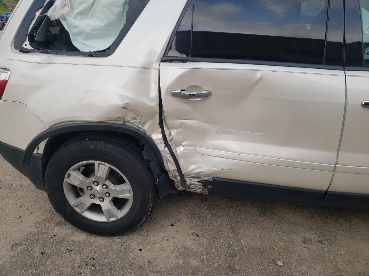 Photo 9 from auction – 2010 GMC ACADIA SLE with VIN 1GKLRLED5AJ180348