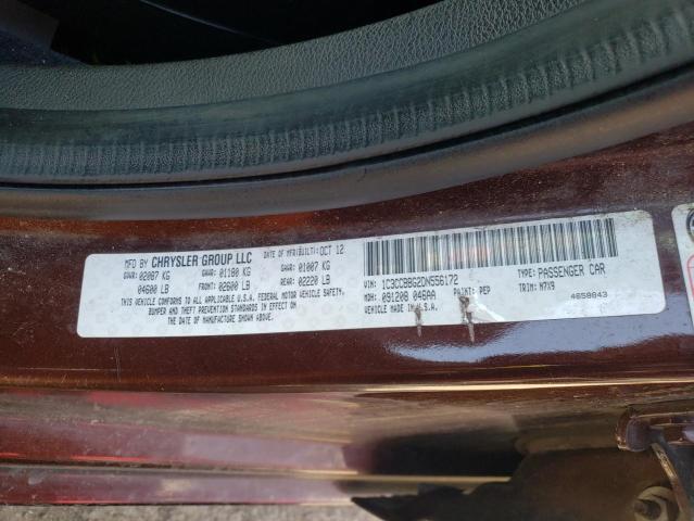 Photo 10 from auction – 2013 CHRYSLER 200 TOURIN with VIN 1C3CCBBG2DN556172