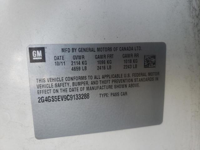 Photo 10 from auction – 2012 BUICK REGAL PREM with VIN 2G4GS5EV9C9133288