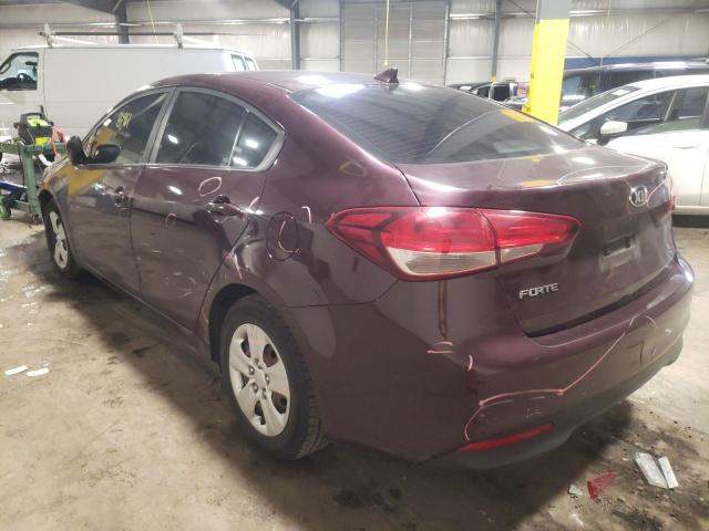 Photo 3 from auction – 2017 KIA FORTE LX with VIN 3KPFK4A7XHE159814