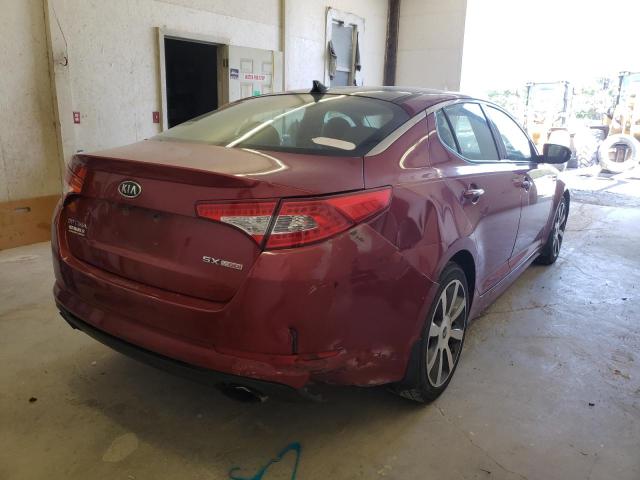 Photo 4 from auction – 2012 KIA OPTIMA SX with VIN 5XXGR4A69CG048369