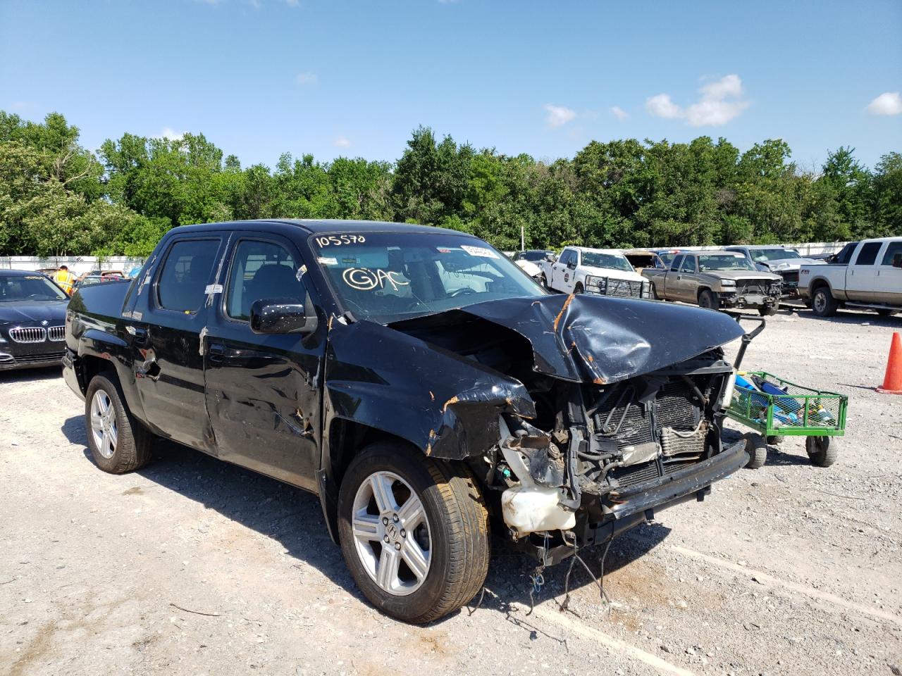 HONDA RIDGELINE 2009 with VIN 5FPYK16509B105570 - Photo from auction