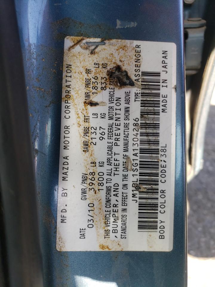 Photo 10 from auction – 2010 MAZDA 3 I with VIN JM1BL1SG1A1304286