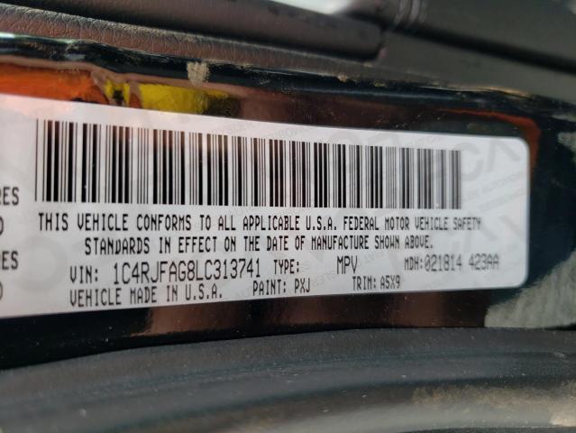 Photo 10 from auction – 2020 JEEP GRAND CHER with VIN 1C4RJFAG8LC313741