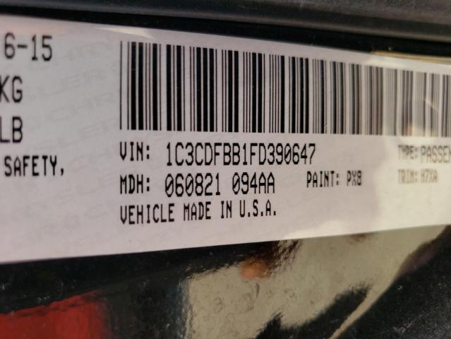 Photo 10 from auction – 2015 DODGE DART SXT with VIN 1C3CDFBB1FD390647