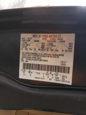 Photo 10 from auction – 2007 FORD EXPLORER with VIN 1FMEU73E67UB74583