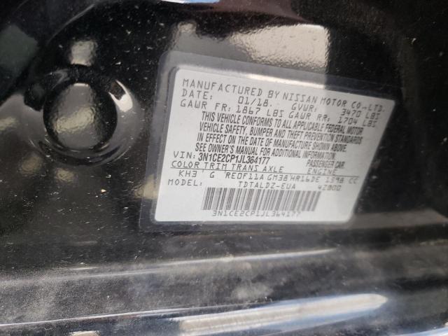 Photo 10 from auction – 2018 NISSAN VERSA NOTE with VIN 3N1CE2CP1JL364177