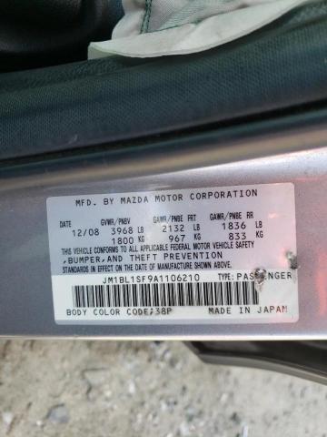 Photo 10 from auction – 2010 MAZDA 3 I with VIN JM1BL1SF9A1106210