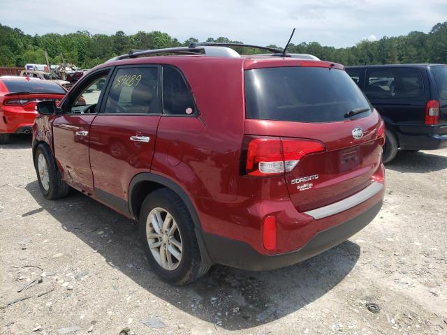 Photo 3 from auction – 2014 KIA SORENTO LX with VIN 5XYKT4A64EG433221