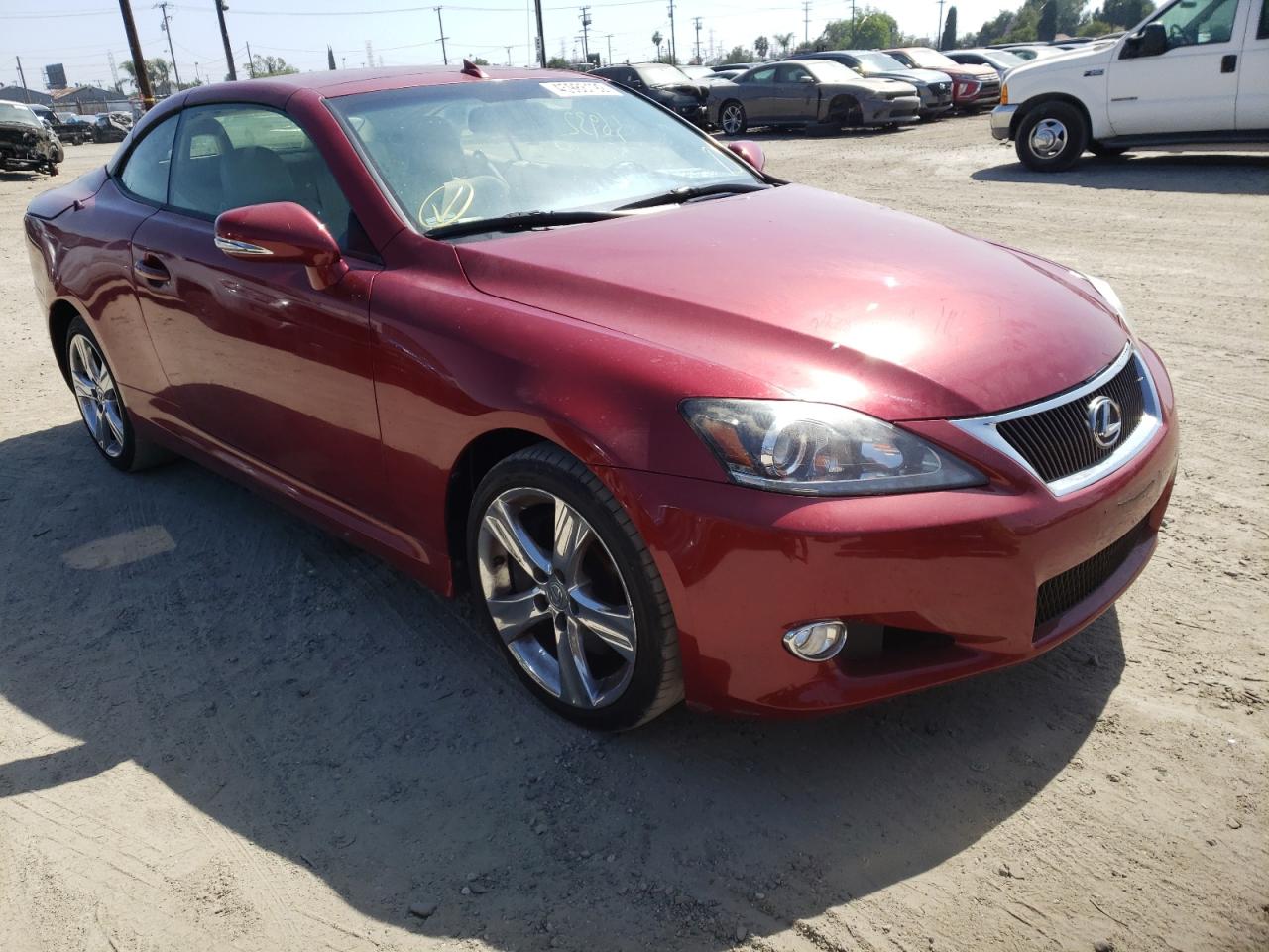 LEXUS IS 350 2014 with VIN JTHFE2C28E2510868 - Photo from auction