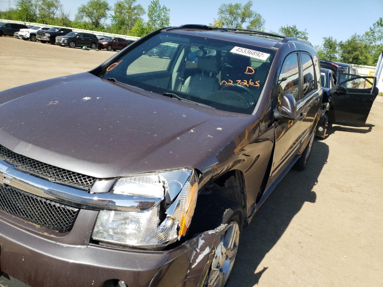 Photo 9 from auction – 2008 CHEVROLET EQUINOX LT with VIN 2CNDL33F386027265