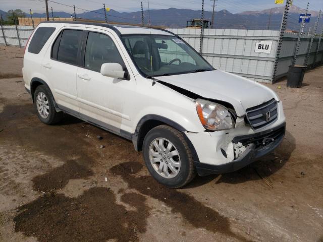 HONDA CR-V SE 2005 with VIN JHLRD78915C006101 - Photo from auction