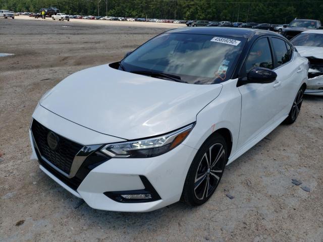 Photo 2 from auction – 2022 NISSAN SENTRA SR with VIN 3N1AB8DV2NY208948