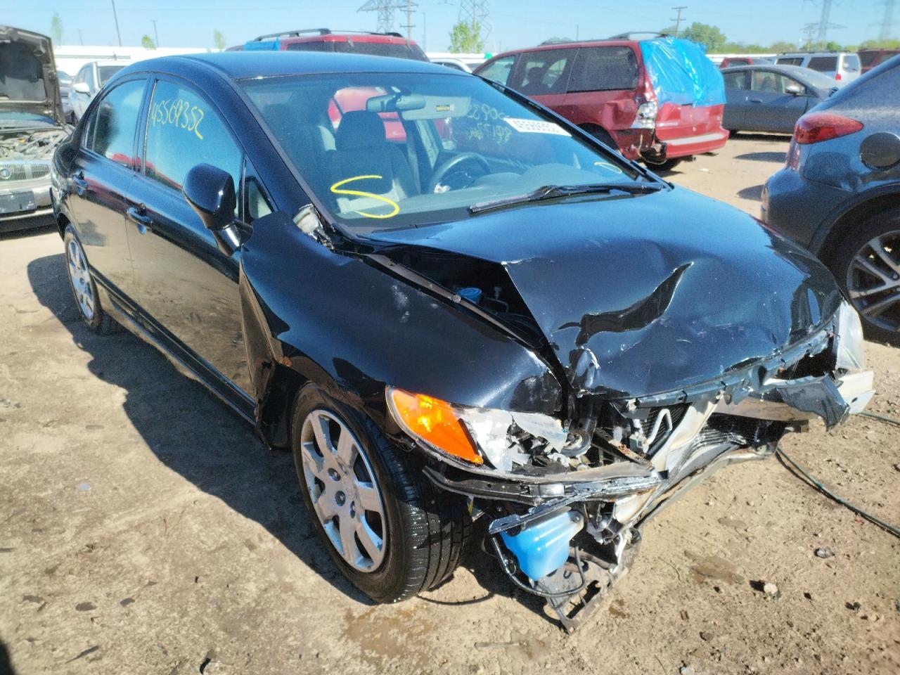 HONDA CIVIC 2008 with VIN 1HGFA16538L066571 - Photo from auction