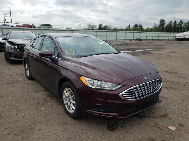 FORD FUSION S 2017 with VIN 3FA6P0G7XHR169775 - Photo from auction