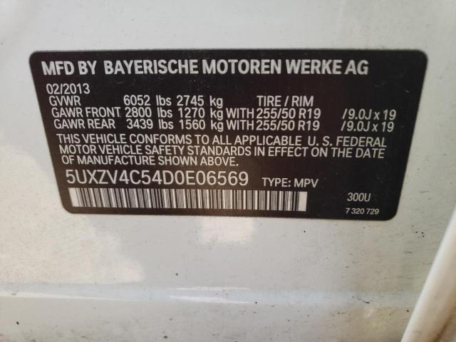 Photo 10 from auction – 2013 BMW X5 XDRIVE3 with VIN 5UXZV4C54D0E06569