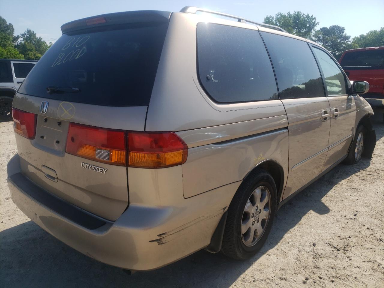 Photo 4 from auction – 2002 HONDA ODYSSEY EX with VIN 2HKRL18012H529682