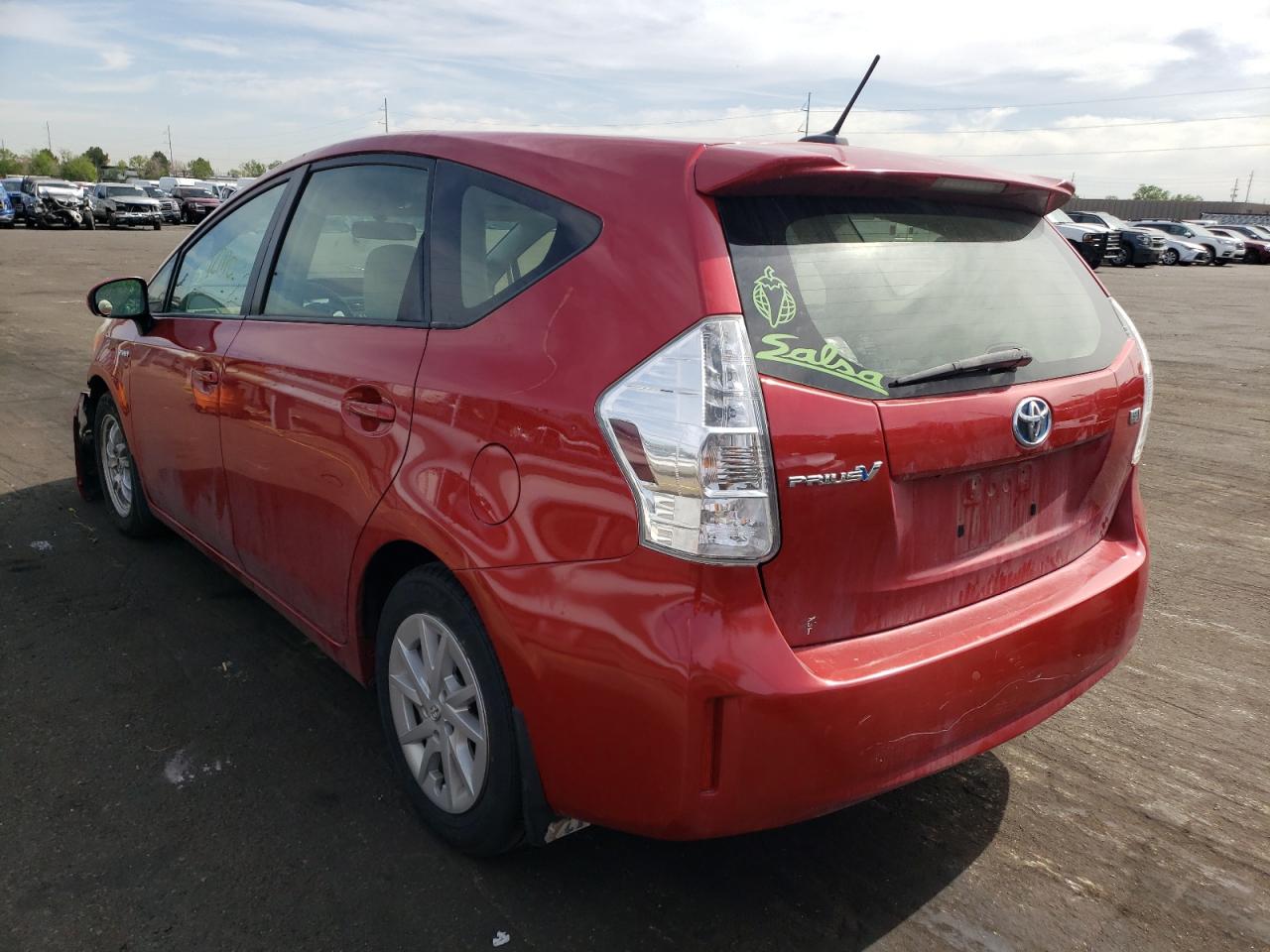 Photo 3 from auction – 2013 TOYOTA PRIUS V with VIN JTDZN3EU6D3266407