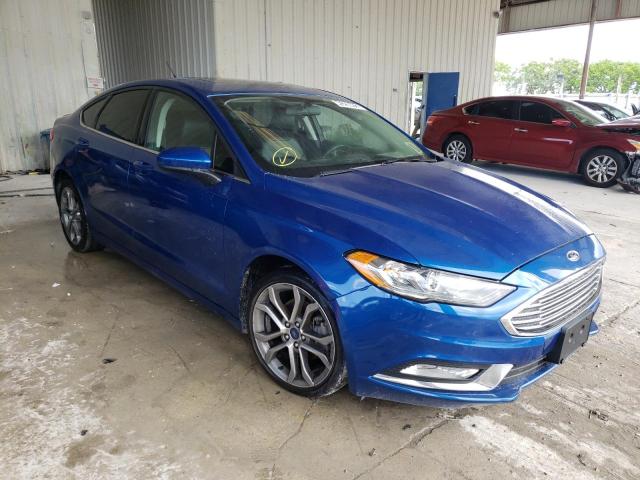FORD FUSION SE 2017 with VIN 3FA6P0HD8HR189849 - Photo from auction