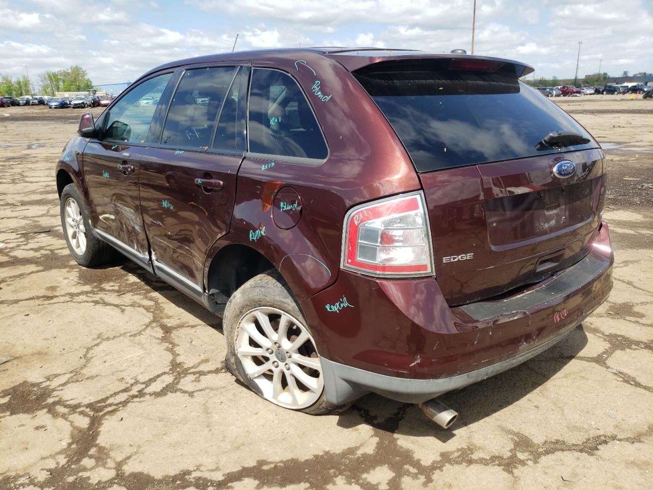 Photo 3 from auction – 2009 FORD EDGE SEL with VIN 2FMDK38C49BA36793