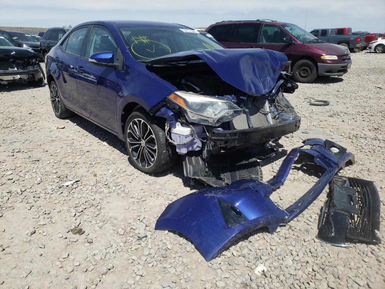 TOYOTA COROLLA L 2015 with VIN 5YFBURHE9FP205252 - Photo from auction