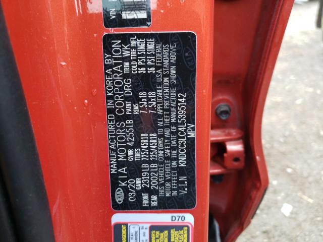 Photo 10 from auction – 2020 KIA NIRO TOURI with VIN KNDCC3LC4L5395142