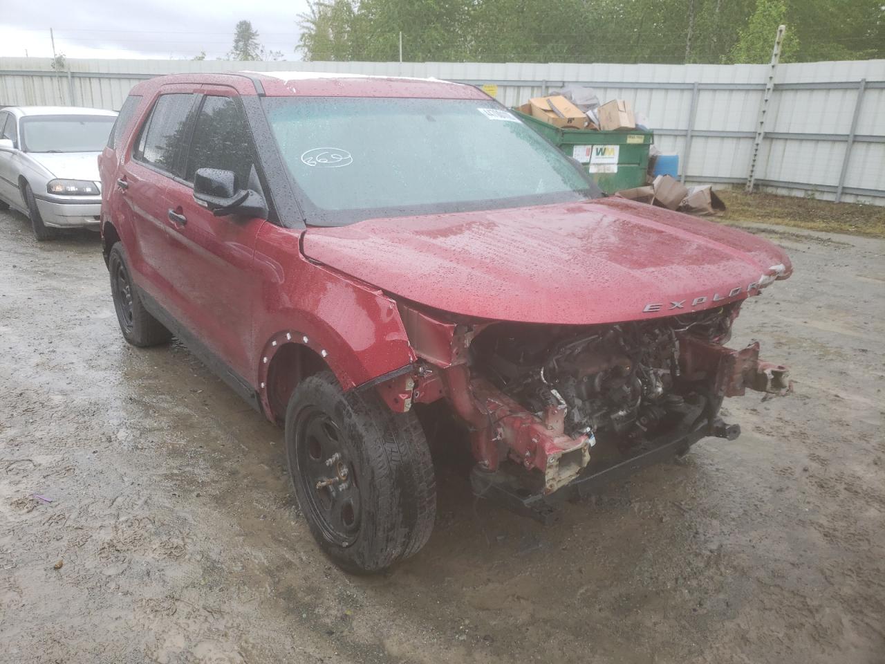 FORD EXPLORER S 2016 with VIN 1FM5K8GT2GGB89701 - Photo from auction