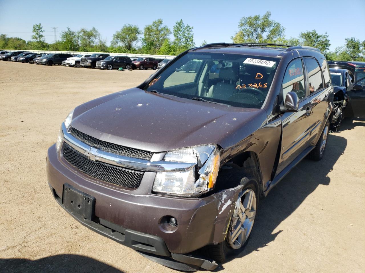 Photo 2 from auction – 2008 CHEVROLET EQUINOX LT with VIN 2CNDL33F386027265