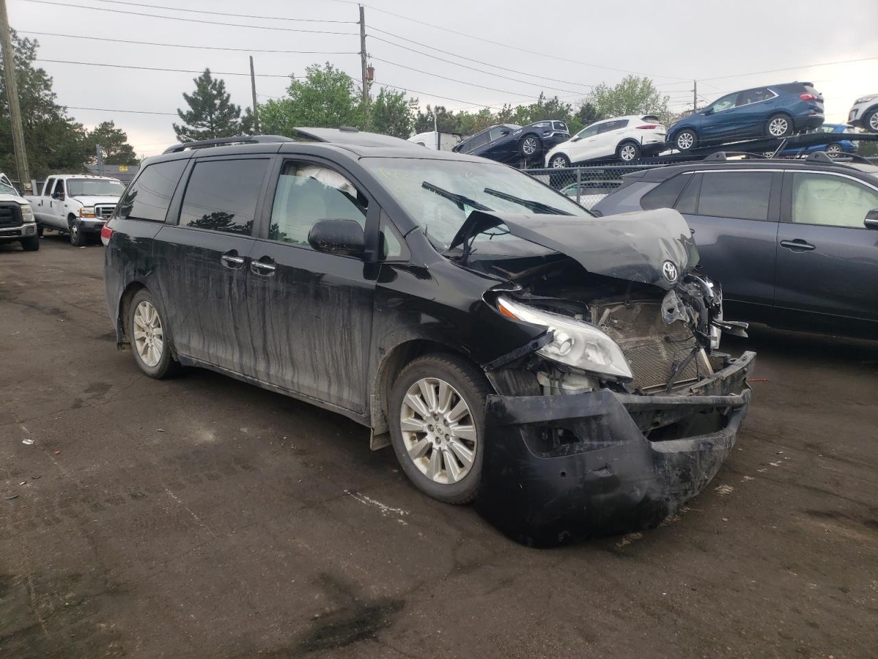 TOYOTA SIENNA XLE 2012 with VIN 5TDDK3DC4CS043906 - Photo from auction
