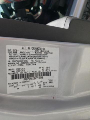 Photo 10 from auction – 2008 FORD FOCUS SE with VIN 1FAHP35NX8W218546