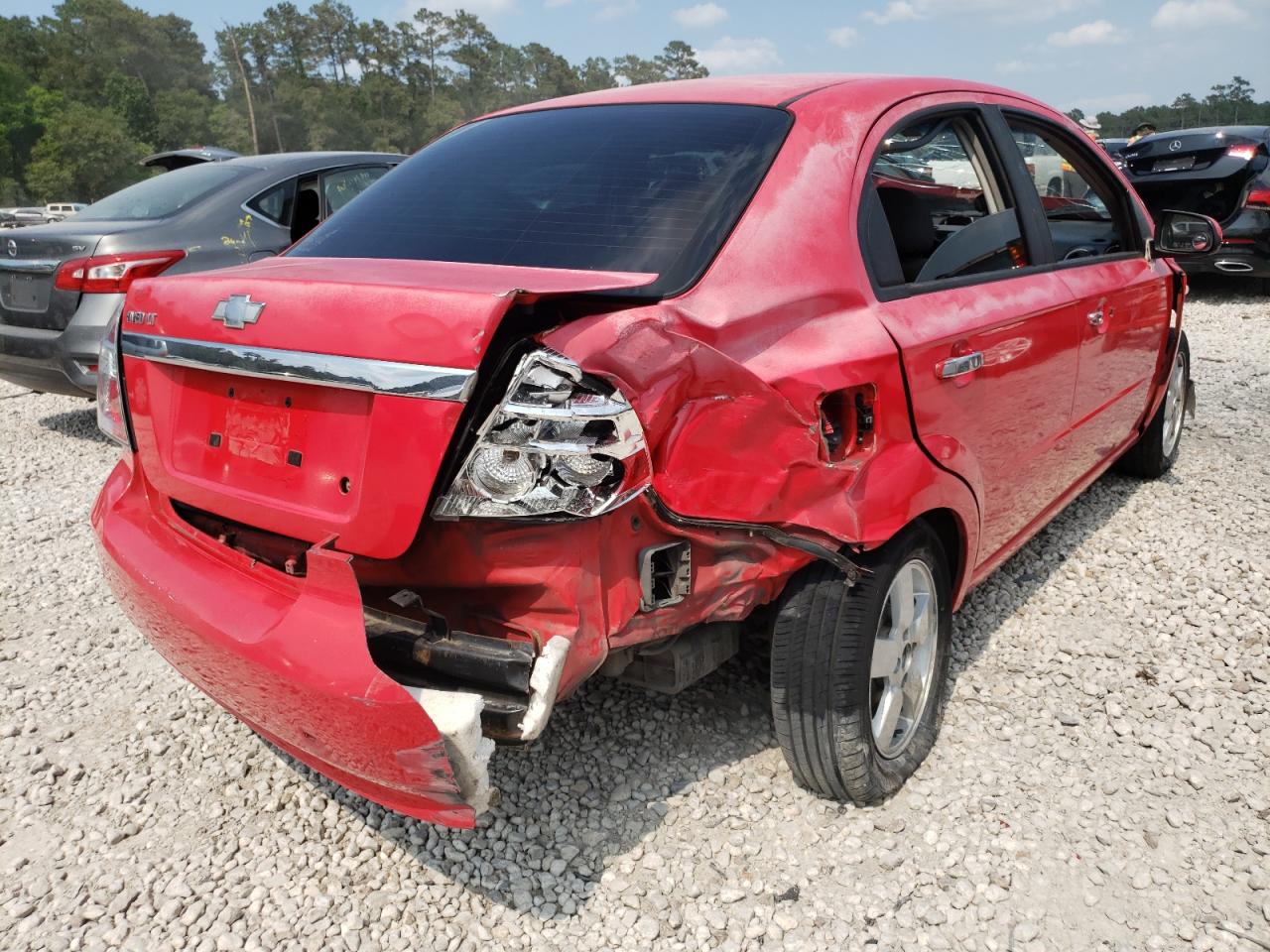 Photo 4 from auction – 2008 CHEVROLET AVEO LT with VIN KL1TG56608B054276