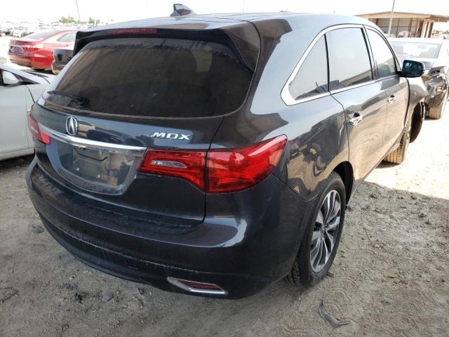 Photo 4 from auction – 2015 ACURA MDX TECHNO with VIN 5FRYD3H49FB008025