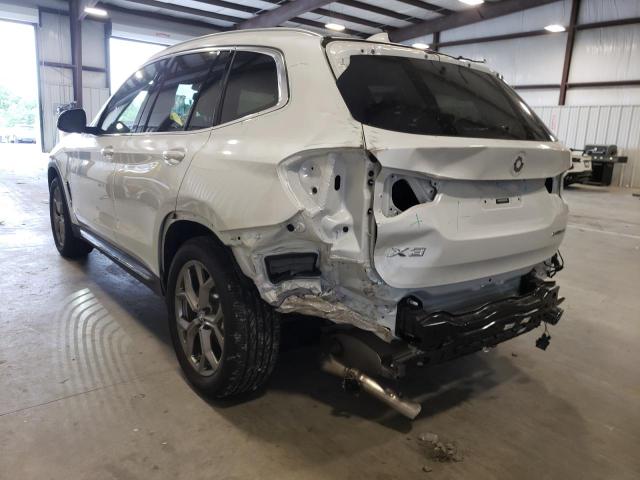 Photo 3 from auction – 2020 BMW X3 XDRIVE3 with VIN 5UXTY5C02L9D65246