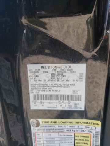 Photo 10 from auction – 2010 FORD F150 SUPER with VIN 1FTFW1EVXAFA03912