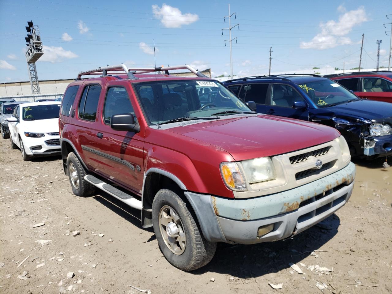 NISSAN XTERRA XE 2001 with VIN 5N1ED28T91C595057 - Photo from auction
