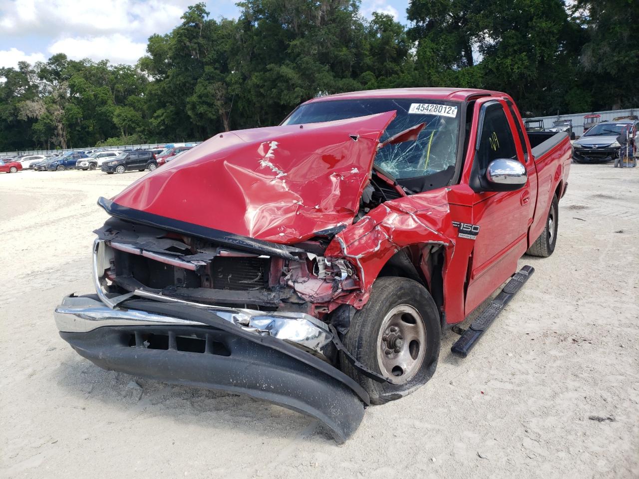 Photo 2 from auction – 2001 FORD F150 with VIN 1FTRX17W51NA00440
