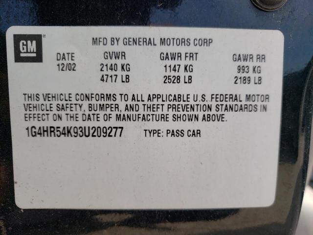 Photo 10 from auction – 2003 BUICK LE SABRE with VIN 1G4HR54K93U209277