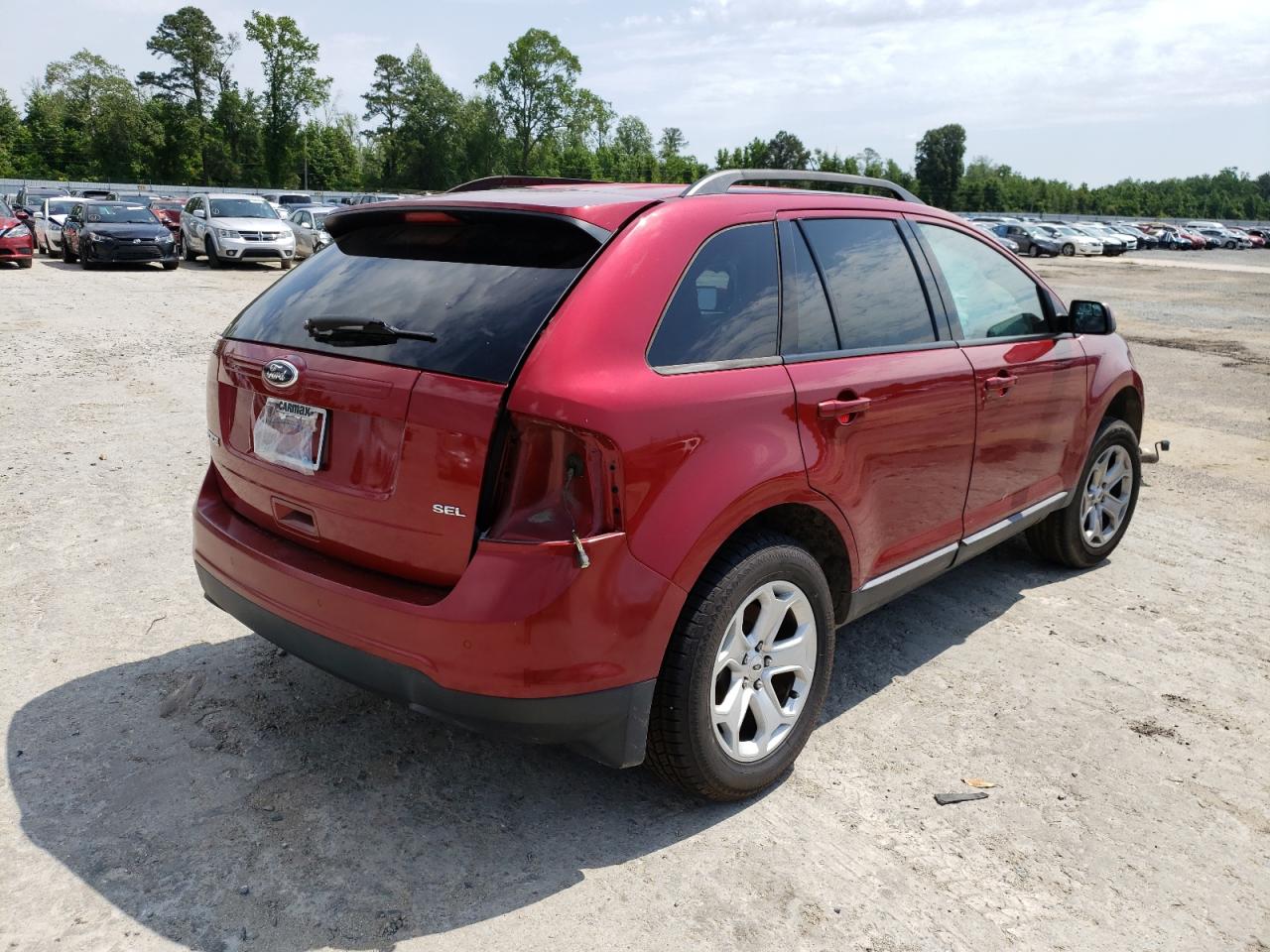 Photo 4 from auction – 2014 FORD EDGE SEL with VIN 2FMDK3JC8EBA22867