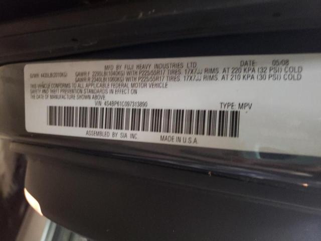 Photo 10 from auction – 2009 SUBARU OUTBACK 2. with VIN 4S4BP61C097313890