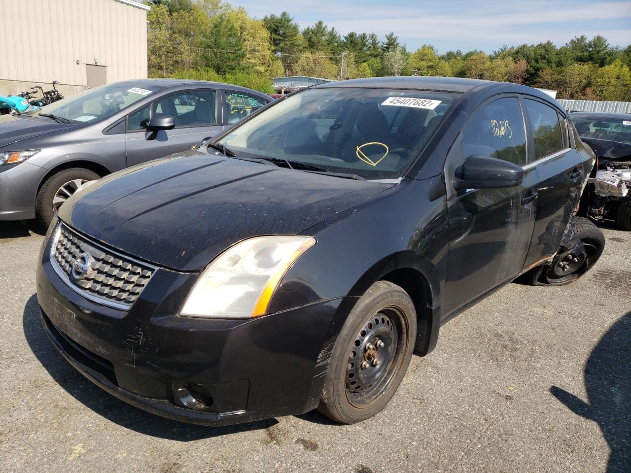 Photo 2 from auction – 2007 NISSAN SENTRA 2.0 with VIN 3N1AB61E07L667985