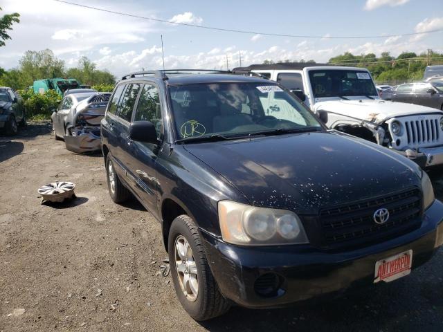 TOYOTA HIGHLANDER 2001 with VIN JTEGD21A710018871 - Photo from auction