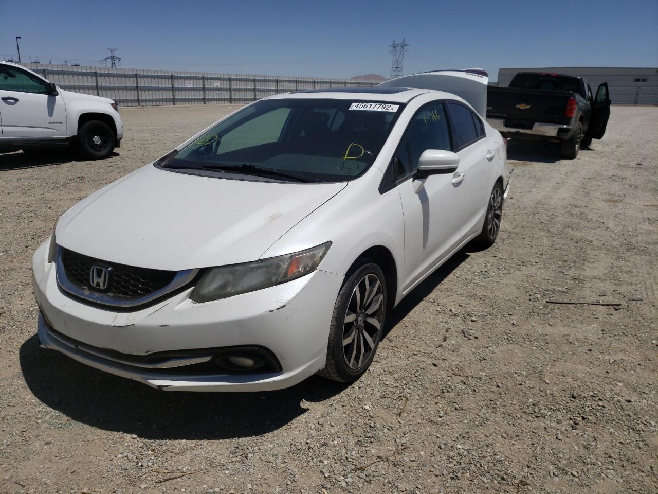 Photo 2 from auction – 2014 HONDA CIVIC EXL with VIN 19XFB2F95EE230279