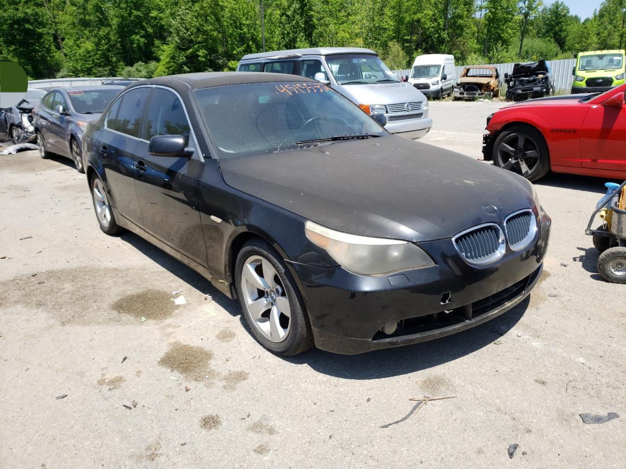 Photo 1 from auction – 2006 BMW 525 I with VIN WBANE53536CK82750