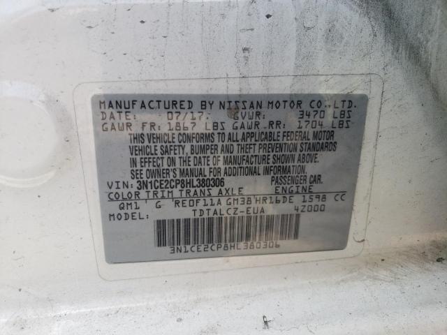 Photo 10 from auction – 2017 NISSAN VERSA NOTE with VIN 3N1CE2CP8HL380306